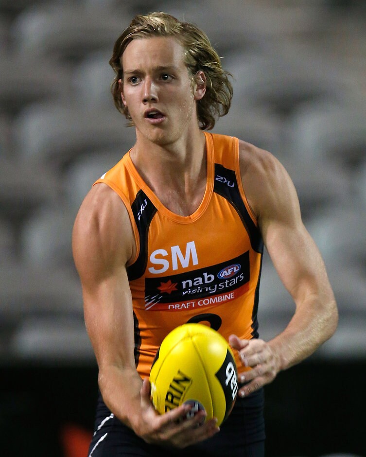 AFL 2015 Media - NAB AFL Draft Combine Day 1 MELBOURNE, AUSTRALIA - OCTOBER 9: Darcy Parish in action during day 1 of the 2015 NAB AFL Draft Combine at Etihad Stadium, Melbourne on October 09, 2015. (Photo: Michael Willson/AFL Media)